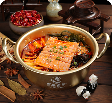 特色午餐肉冒菜