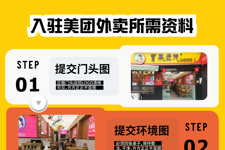 自己开餐饮店上美团饿了么外卖怎么注册开店，需要什么资料和流程？
